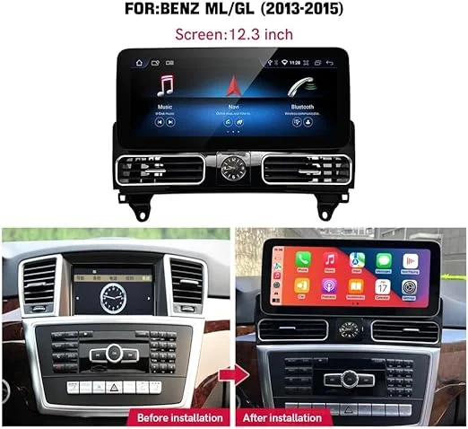 Mercedes Benz ML350/GL500 2012-15 android monitor 12.3 inch latest model - Image 2