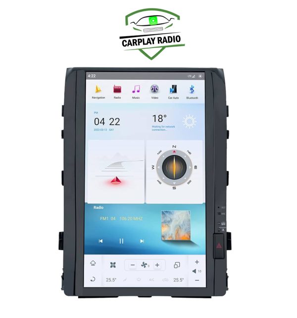 Toyota Land cruiser GXR 2008-15 android 16 inch tesla style